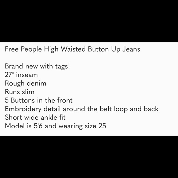 Free People Embellished Sequin High Waist Jeans - Picture 10 of 10